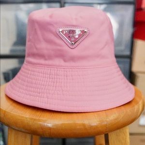 Unisex Prada Pink Bucket Hat